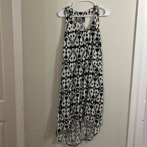 Kavu M ikat high-low midi racerback dress